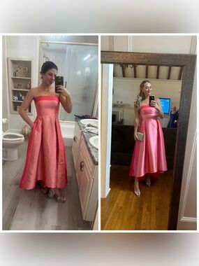 knee length dresses for ladies Hutch Carmel Strapless Maxi Dress main image 1